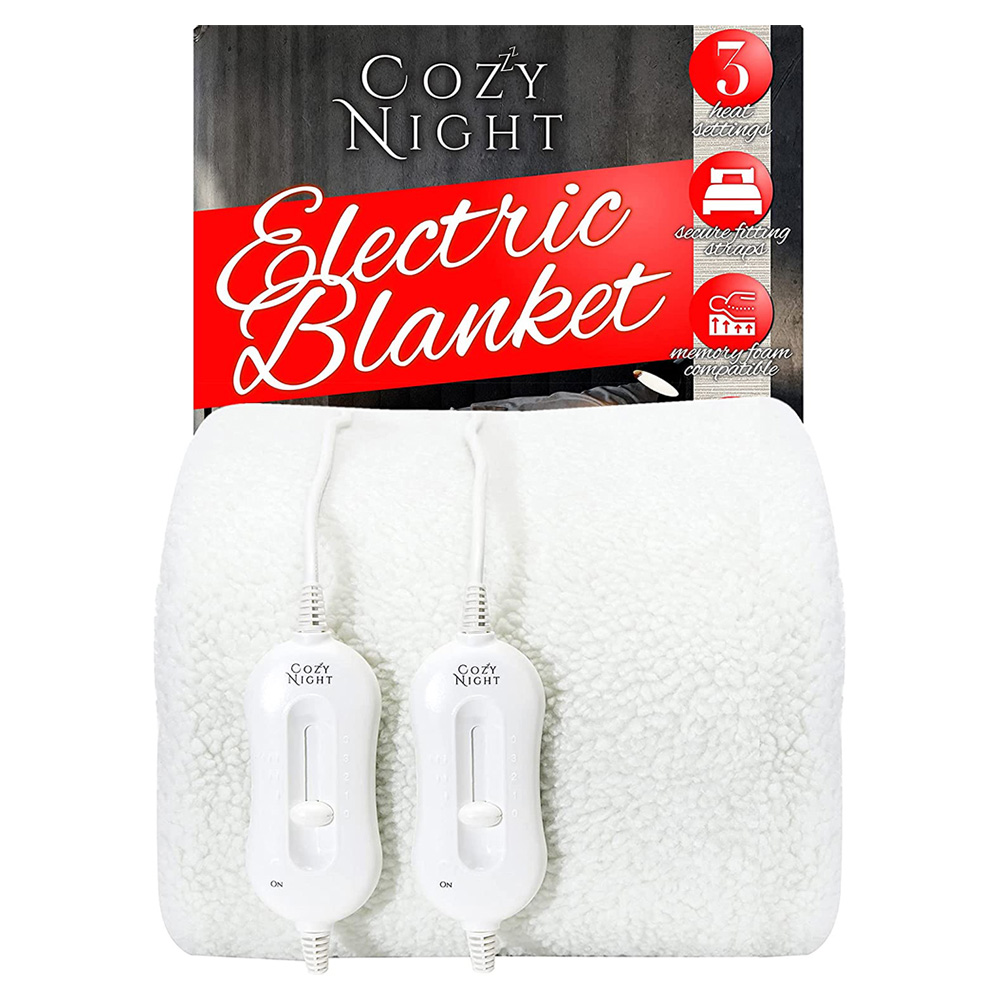 Cozy Night King Fleece Electric Blanket 200 x 152cm Image 4