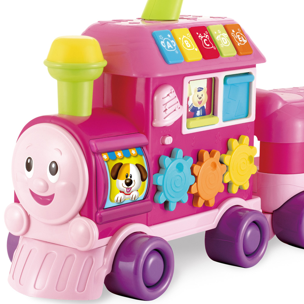 Winfun Walker Ride On Pink Learning Train Image 3