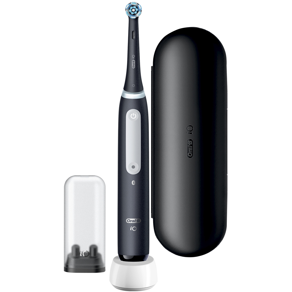 Oral-B iO Series 4 Matte Black Rechargeable Toothbrush Image 2