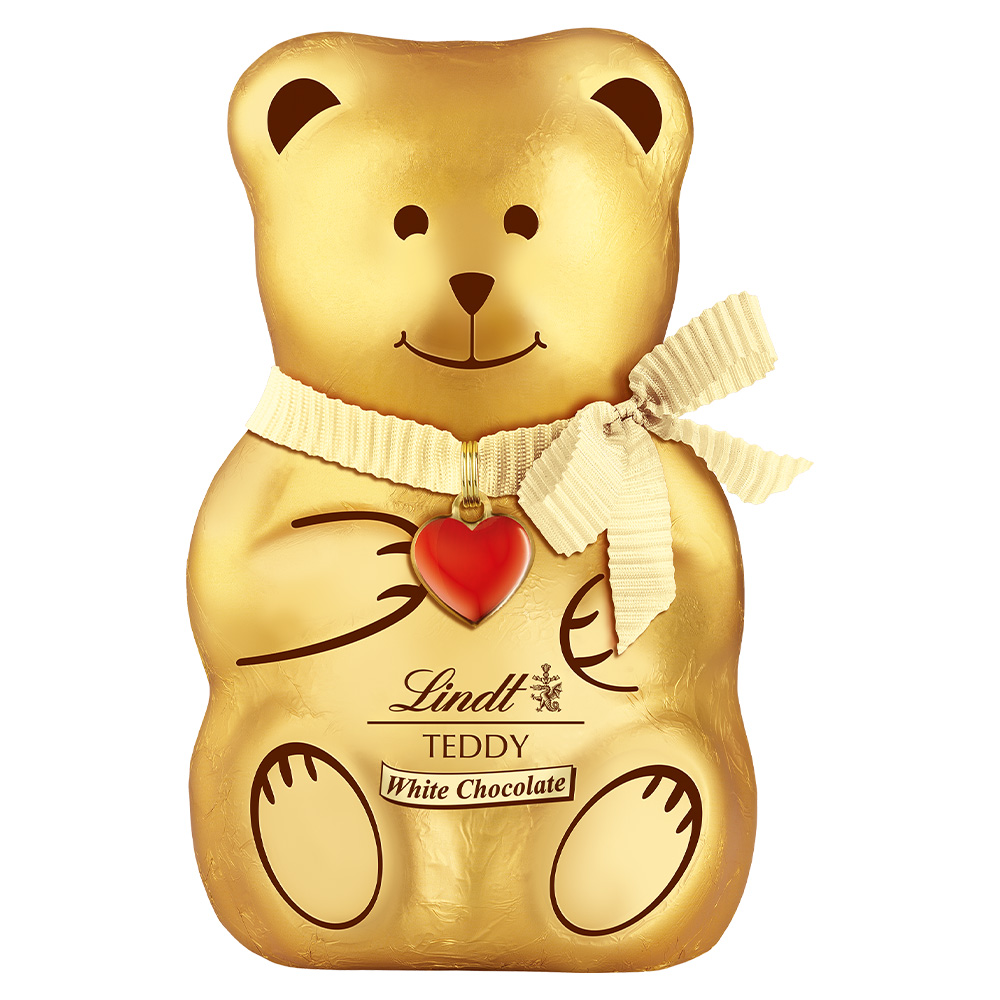 Lindt Teddy White Chocolate 100g Image 1