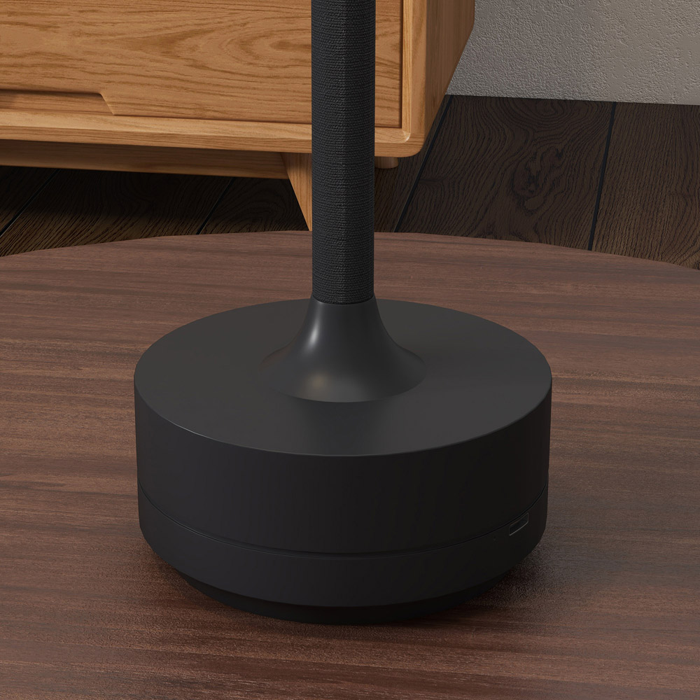 Portland Portable Black Cordless Table Lamp Image 3