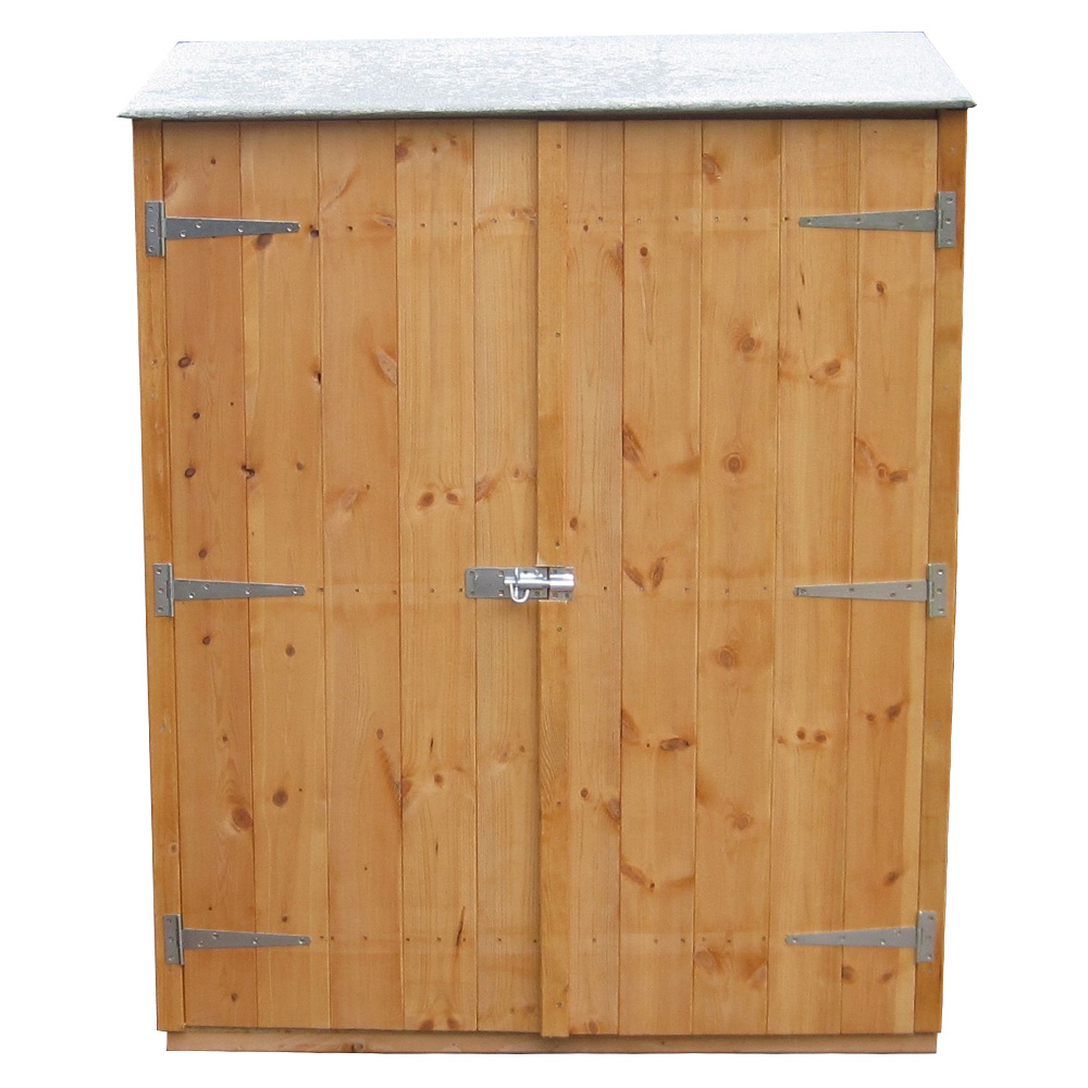 Shire 4 x 2ft Double Door Shiplap Tool Shed Image 1