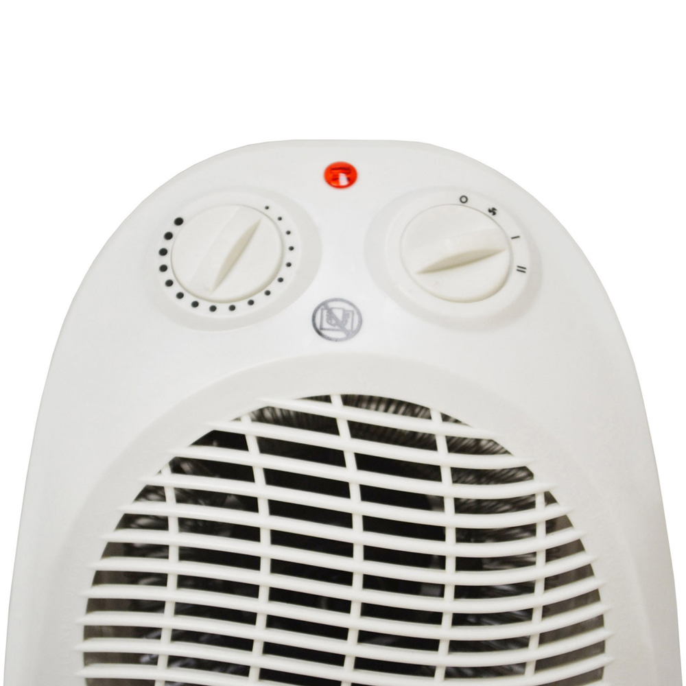 Igenix White Upright Oscillating Fan Heater 2000W Image 6