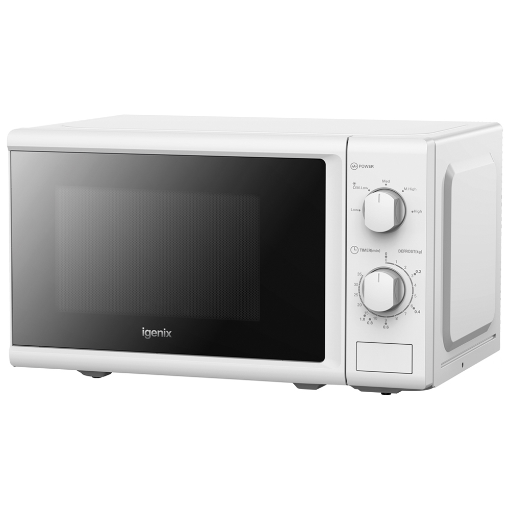 Igenix IGM0820W White Manual Microwave 20L 800W Image 5