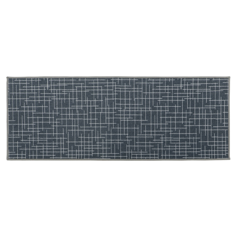 JVL Savio M Grey Washable Mat Runner 57 x 150cm Image 5
