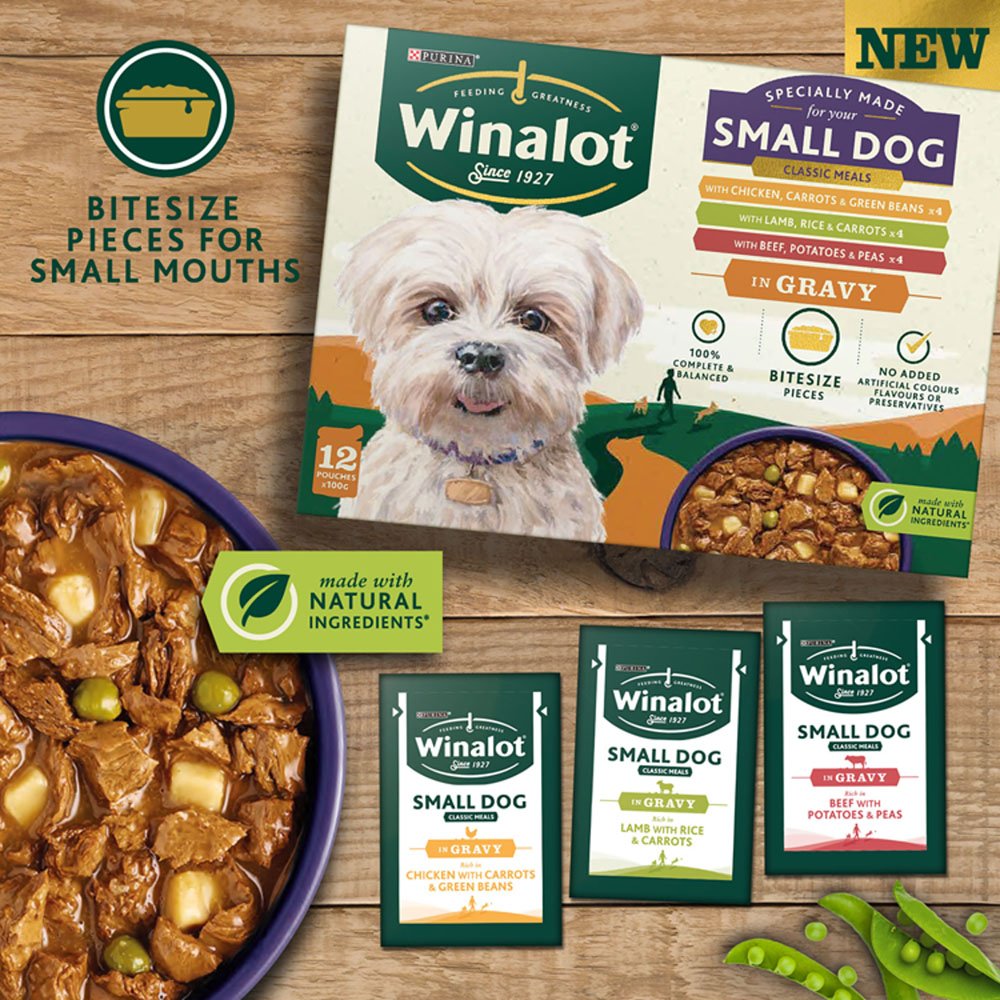 Winalot Mixed in Gravy Small Dog Food Pouches 12 x 100g Image 9