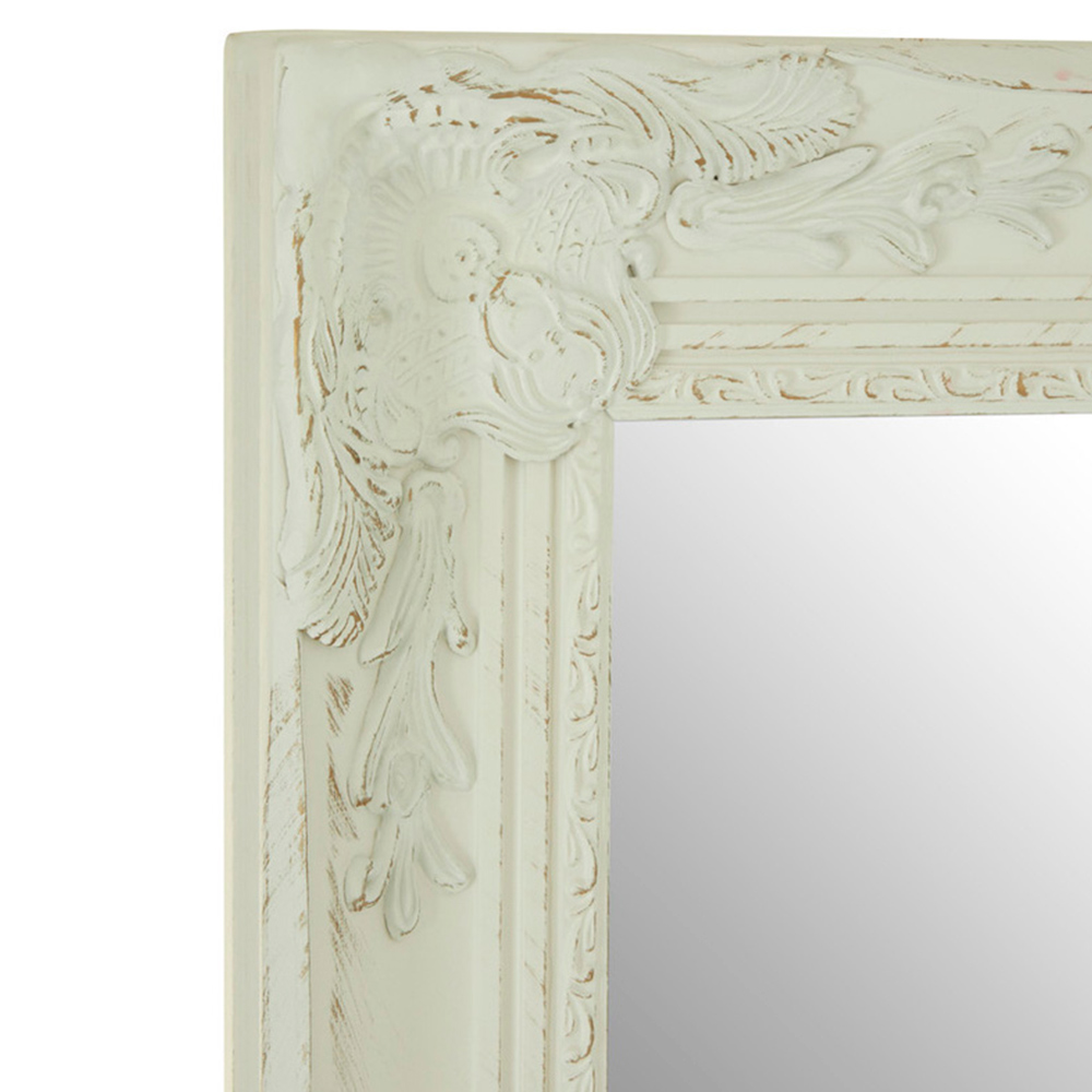 Premier Housewares Andrey White or Brushed Gold Finish Wall Mirror Image 3