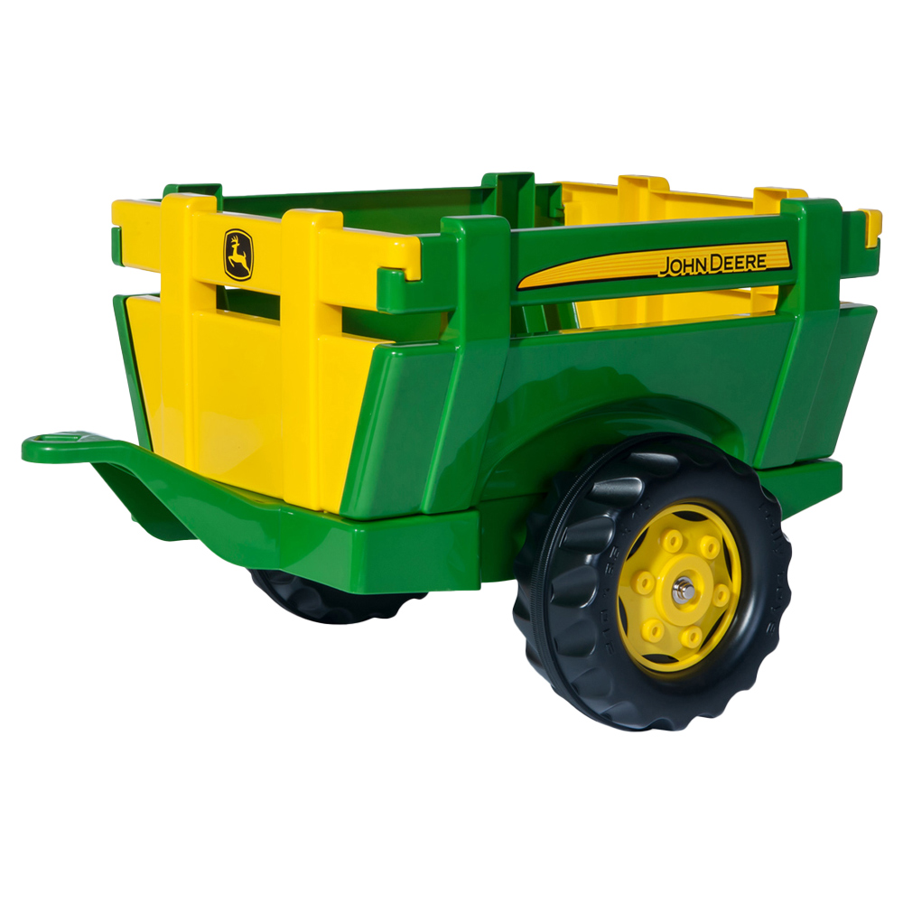 Robbie Toys John Deere Green and Yellow Rolly Farm Trailer Image 1
