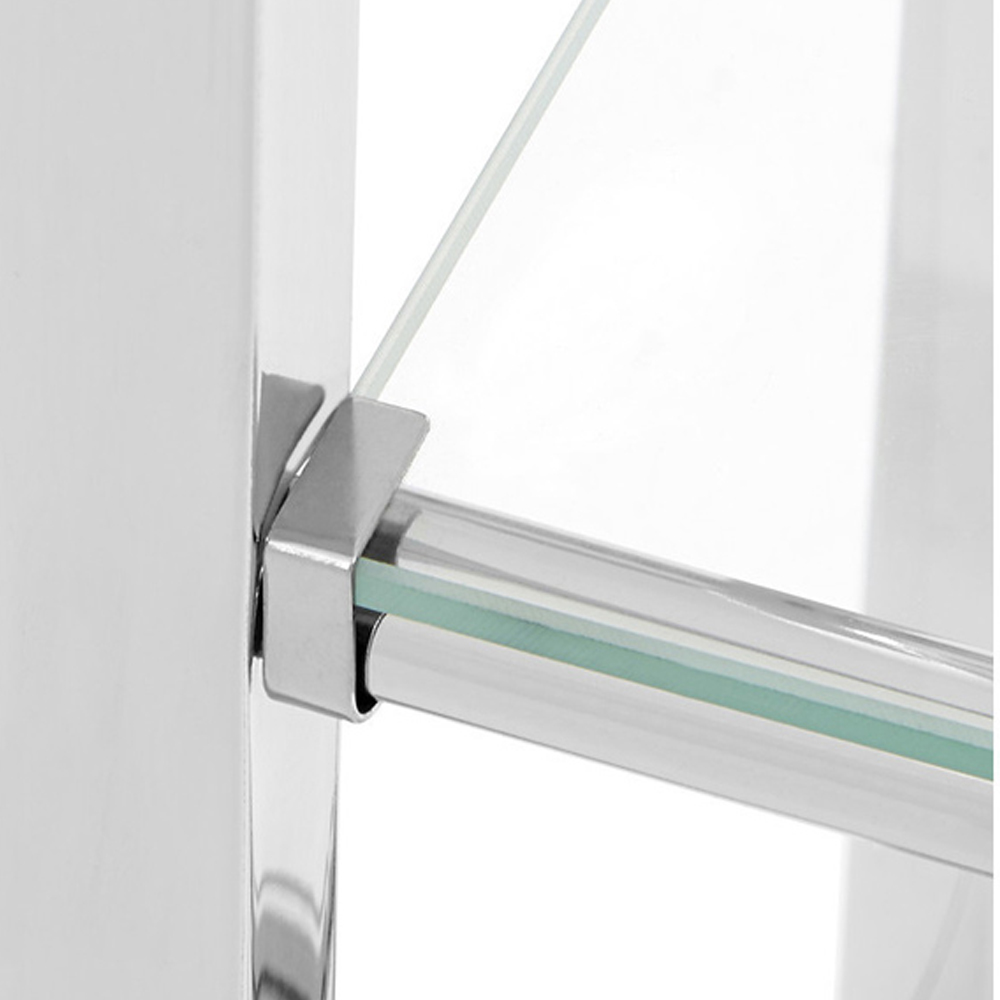 Premier Housewares 3 Tier Tempered Glass Shelf Unit Image 5