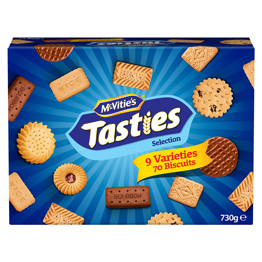 McVitie's Tasties Biscuits Assortment Selection 730g Image 1