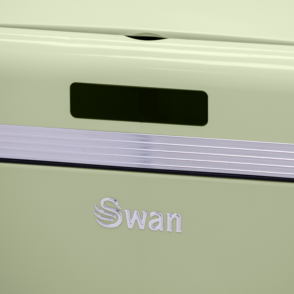 Swan Retro Square Green Sensor Bin 45L Image 3