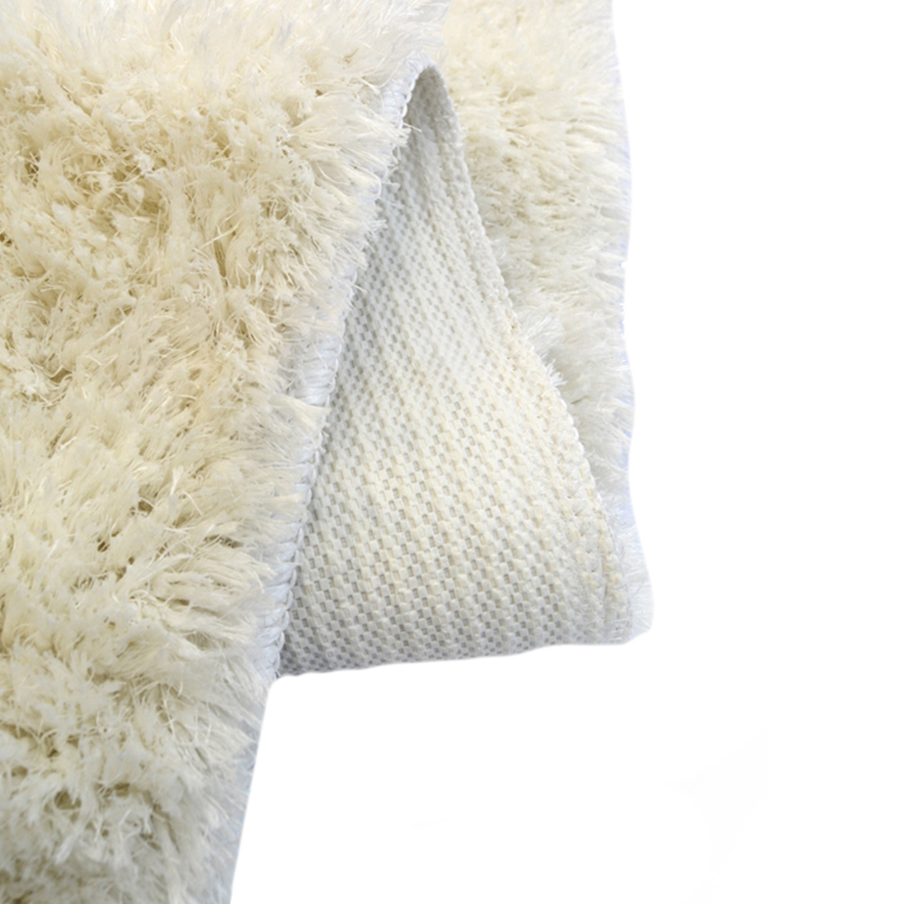 Homemaker Ivory Soft Washable Shaggy Rug 100cm Image 3