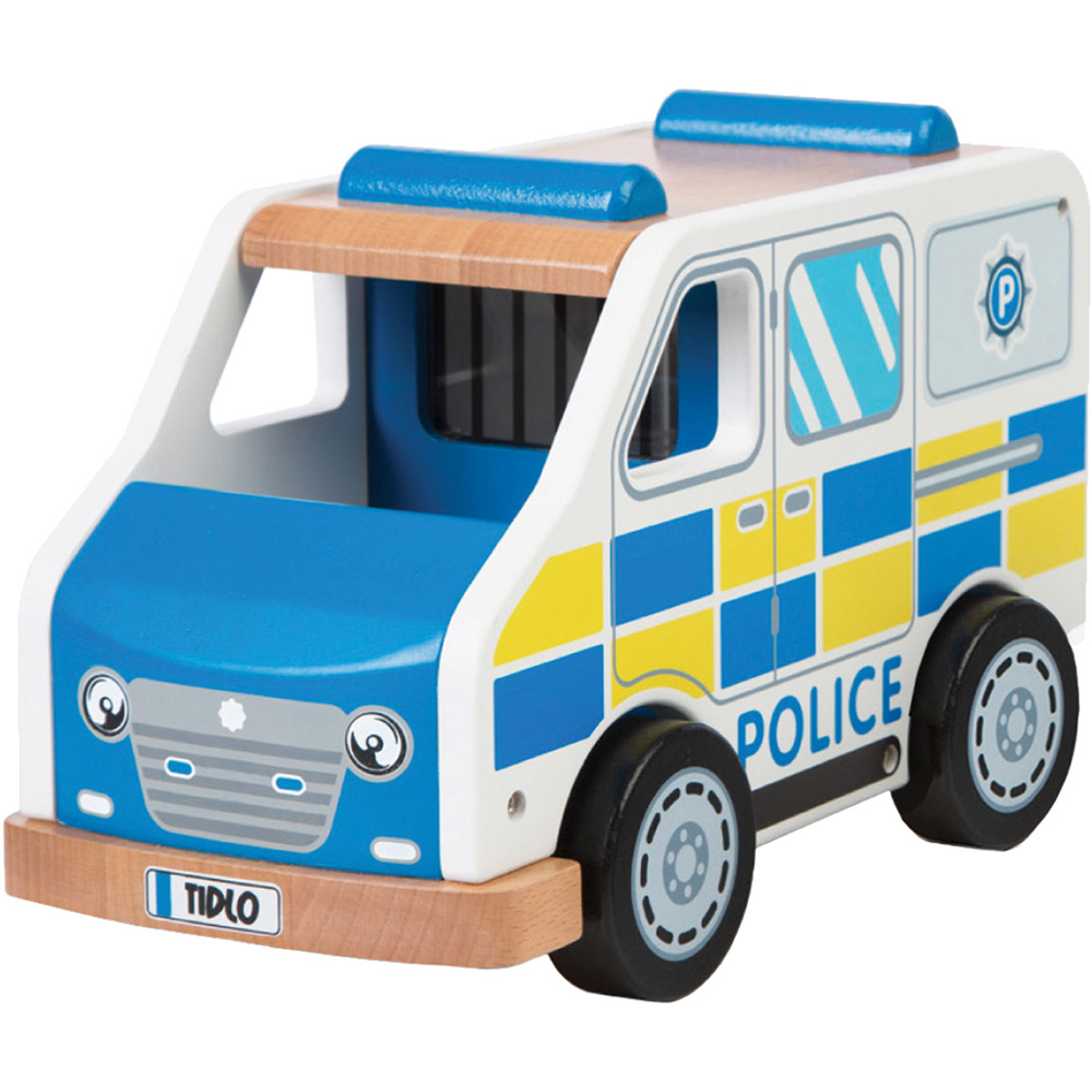 Tidlo Wooden Police Van Image 1