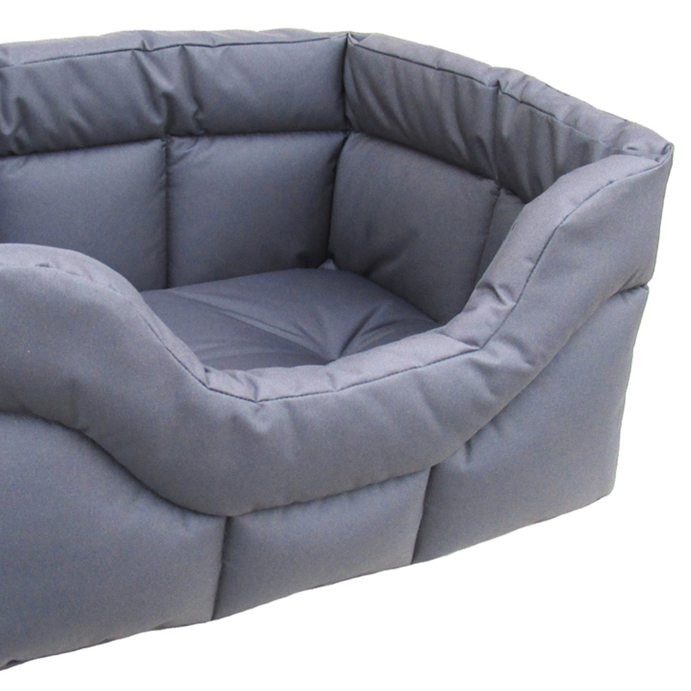 P&L Large Grey Heavy Duty Dog Bed Image 3