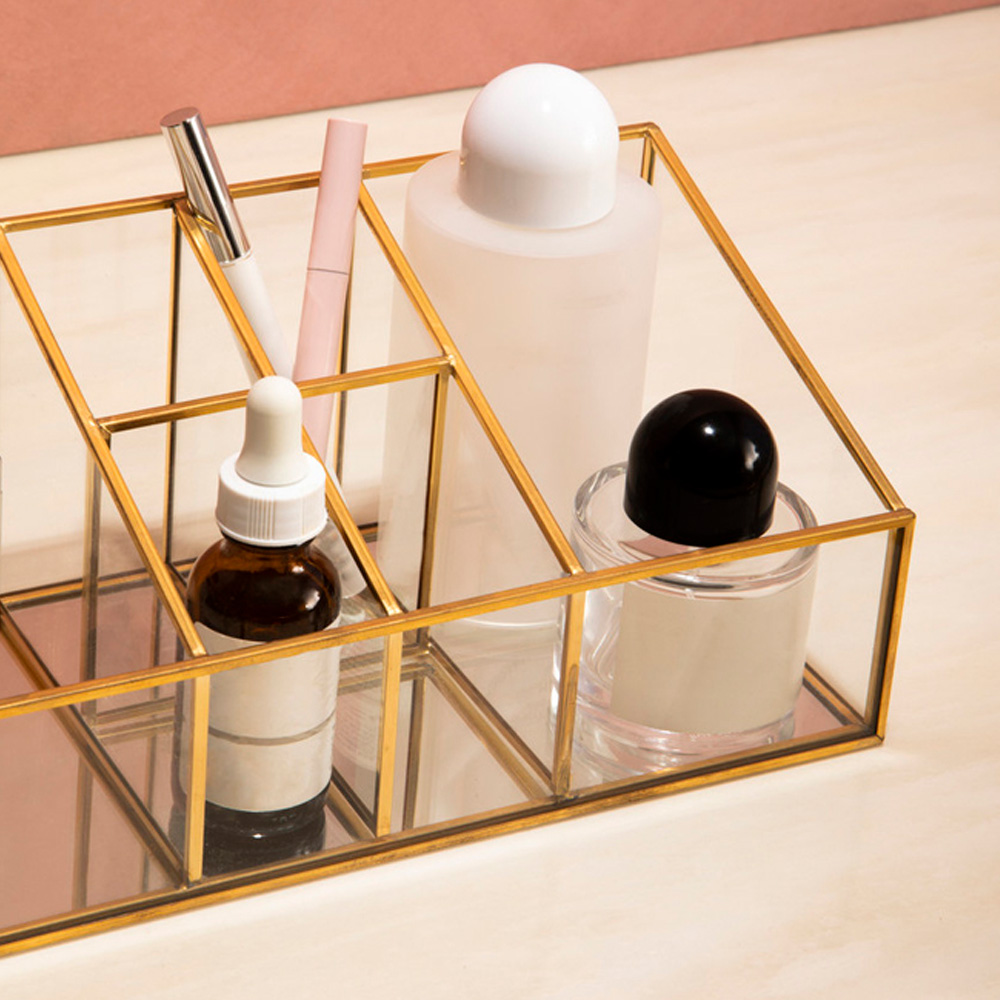 Premier Housewares Gold Cosmetic Organiser Image 6