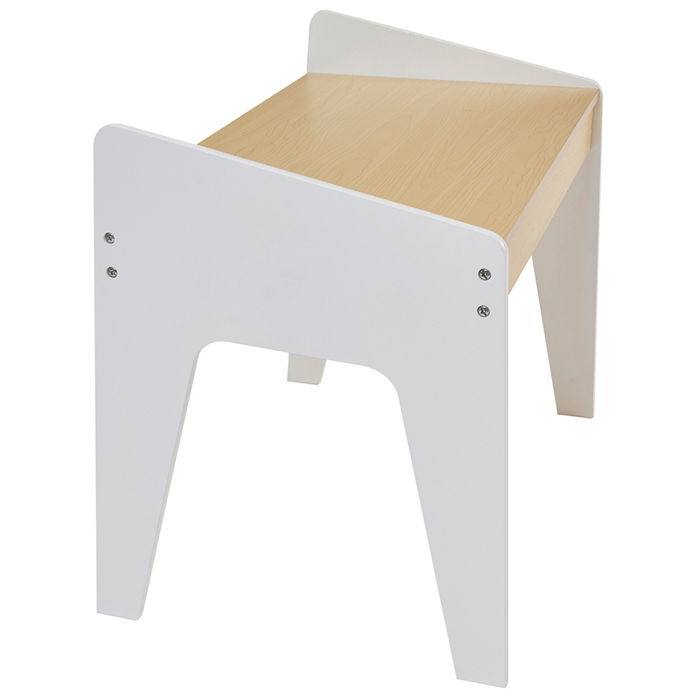 Liberty House Toys White and Pine Kids Play Table and Chair Set Image 4