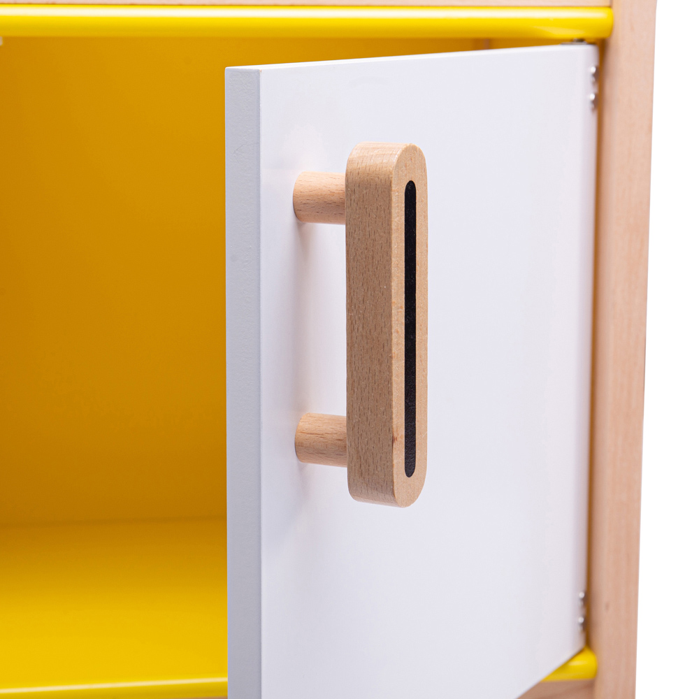 Tidlo Yellow Wooden Toy Sink Image 6