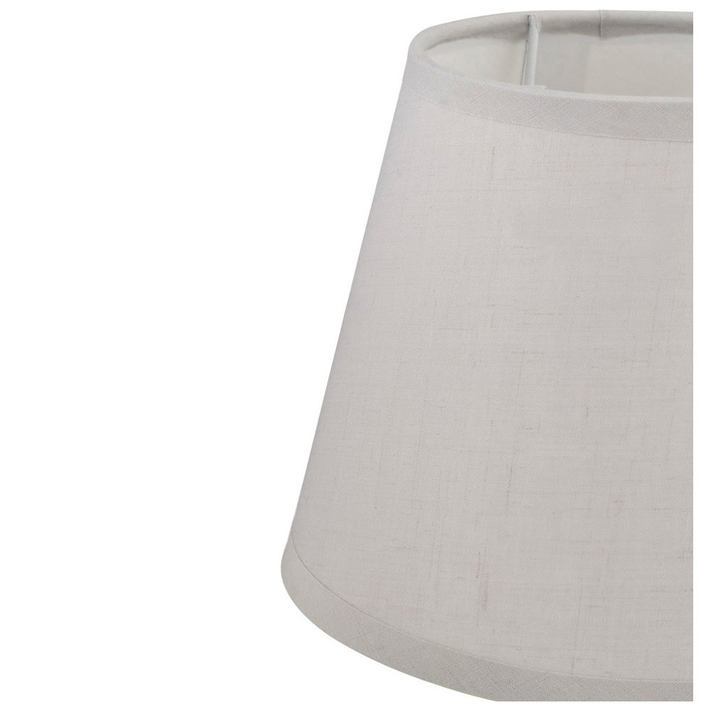 Premier Housewares Grey Ceramic Table Lamps 2 Pack Image 3