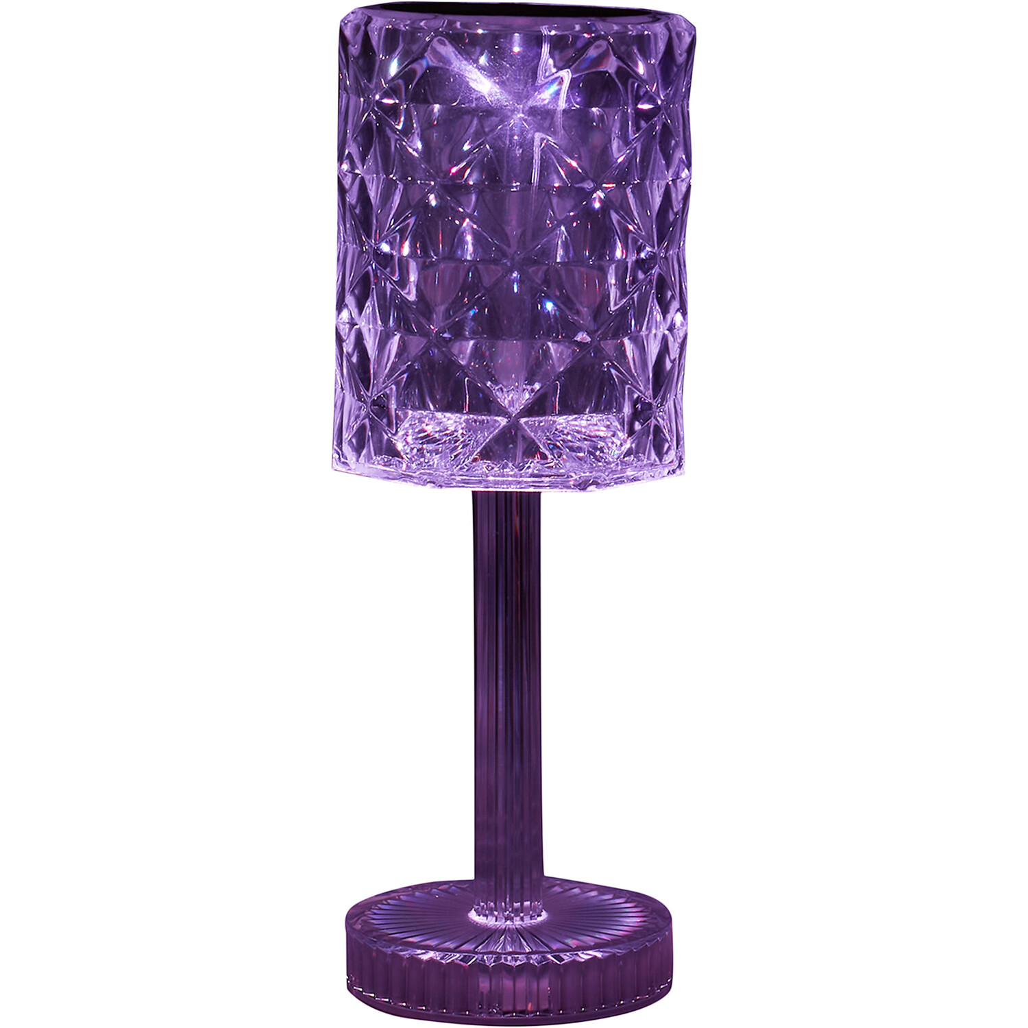 Crystal Effect Rechargeable Touch Lamp Image 3