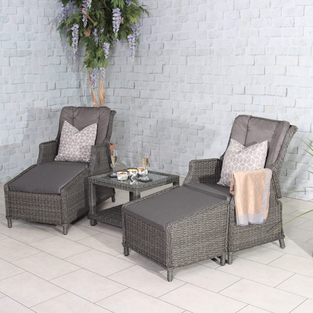 Royalcraft Paris Set of 2 Deluxe Gas Relaxer Chairs Image 6