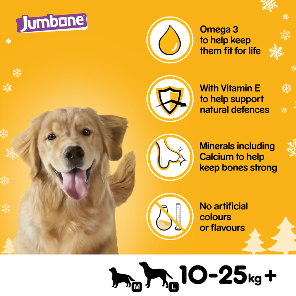 Pedigree Jumbone Turkey Medium Dog Treats 4 Pack Image 6
