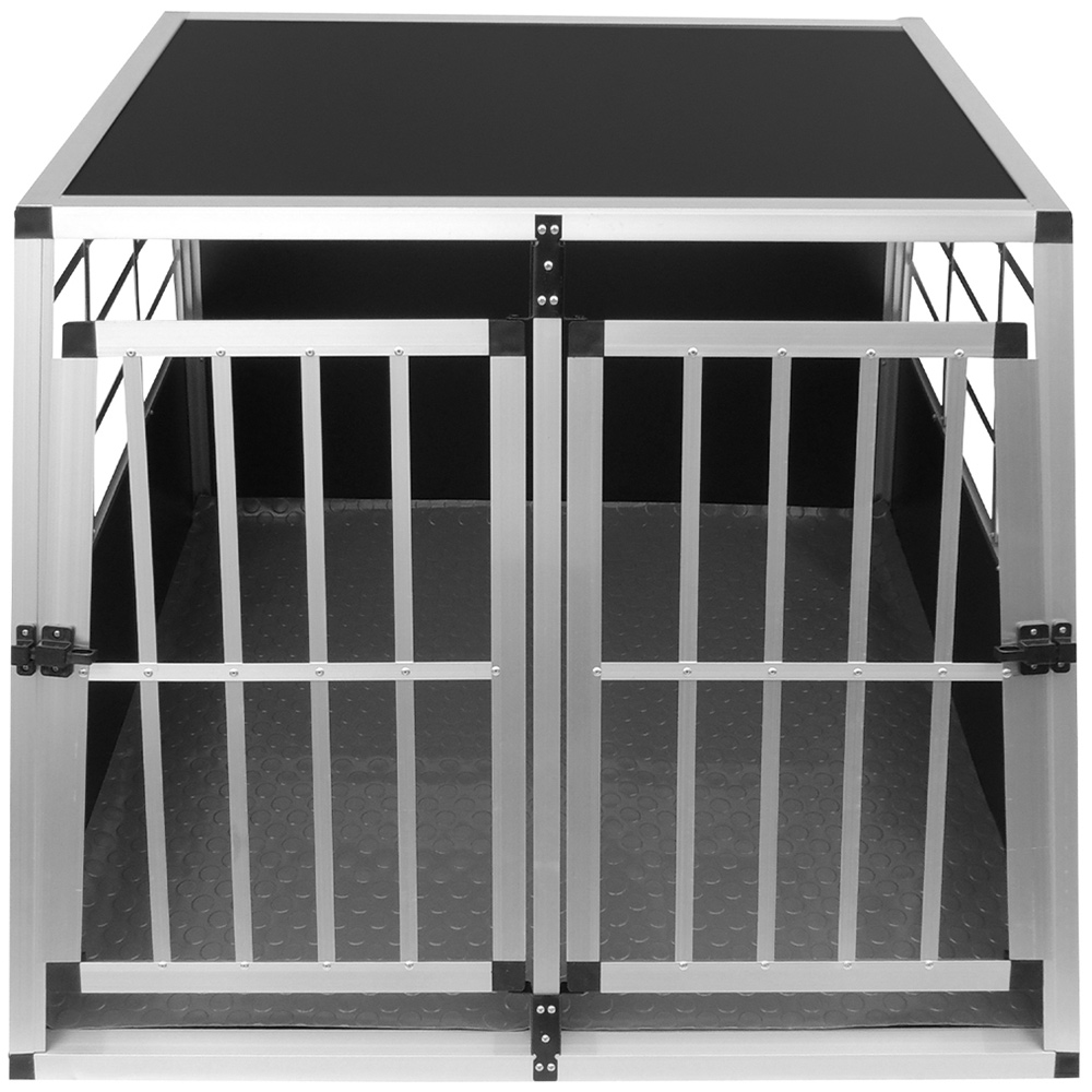 Monster Shop Car Pet Crate with Large Double Doors Image 2