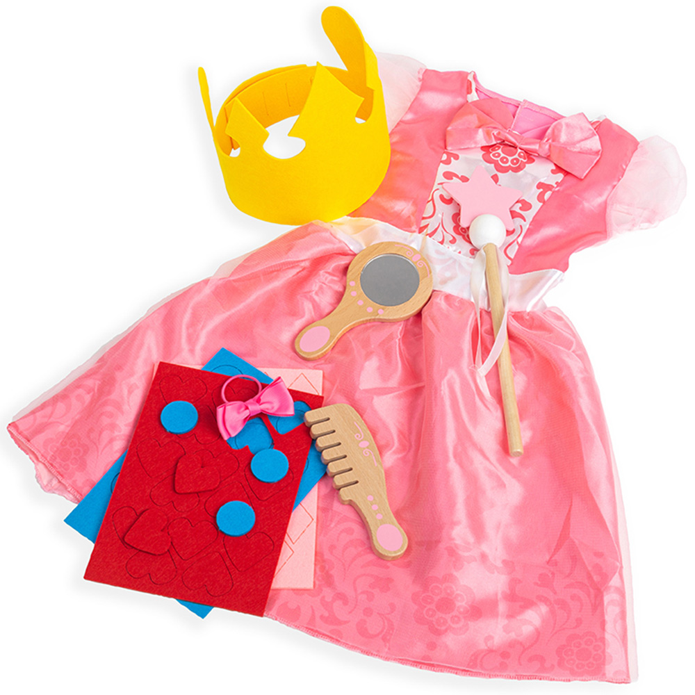 Bigjigs Toys Princess Dress Up Pink Image 1