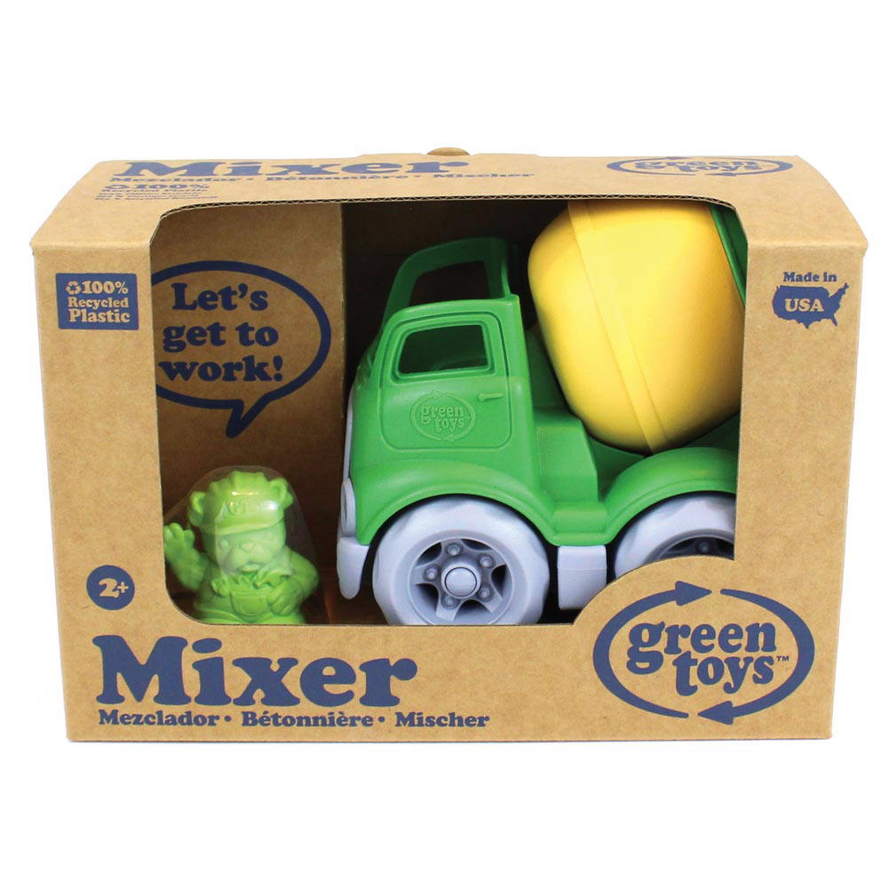 BigJigs Toys Green Toys Toy Mixer-Truck Image 1