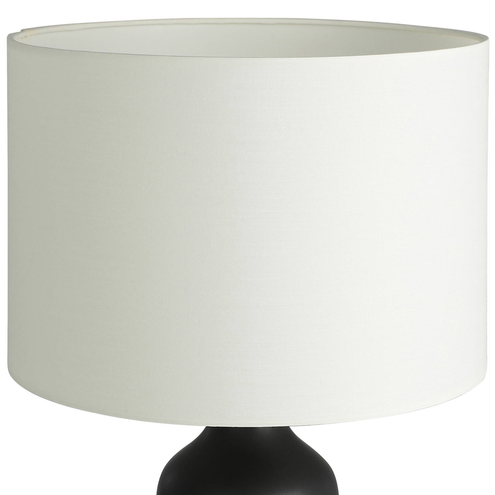 EGLO Vinoza Black Ceramic Table Lamp Image 3
