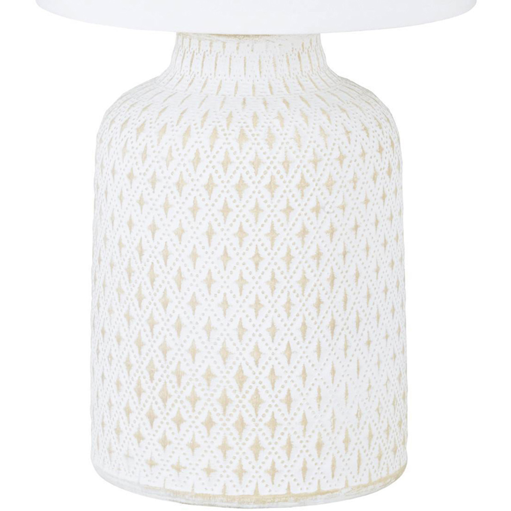 EGLO Bellariva Cream and White Table Lamp Image 3