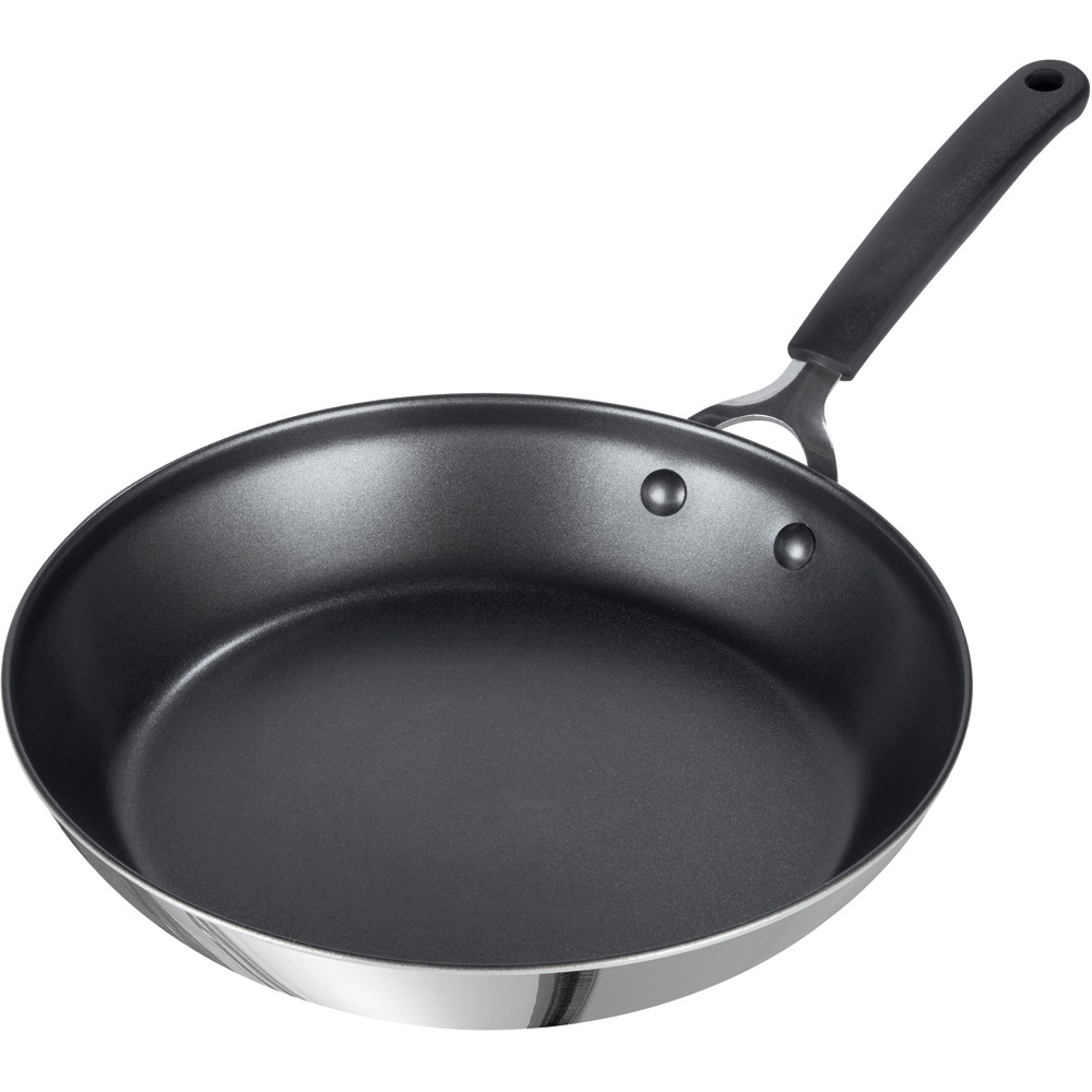 Prestige 29cm Stainless Steel Frying Pan Image 1