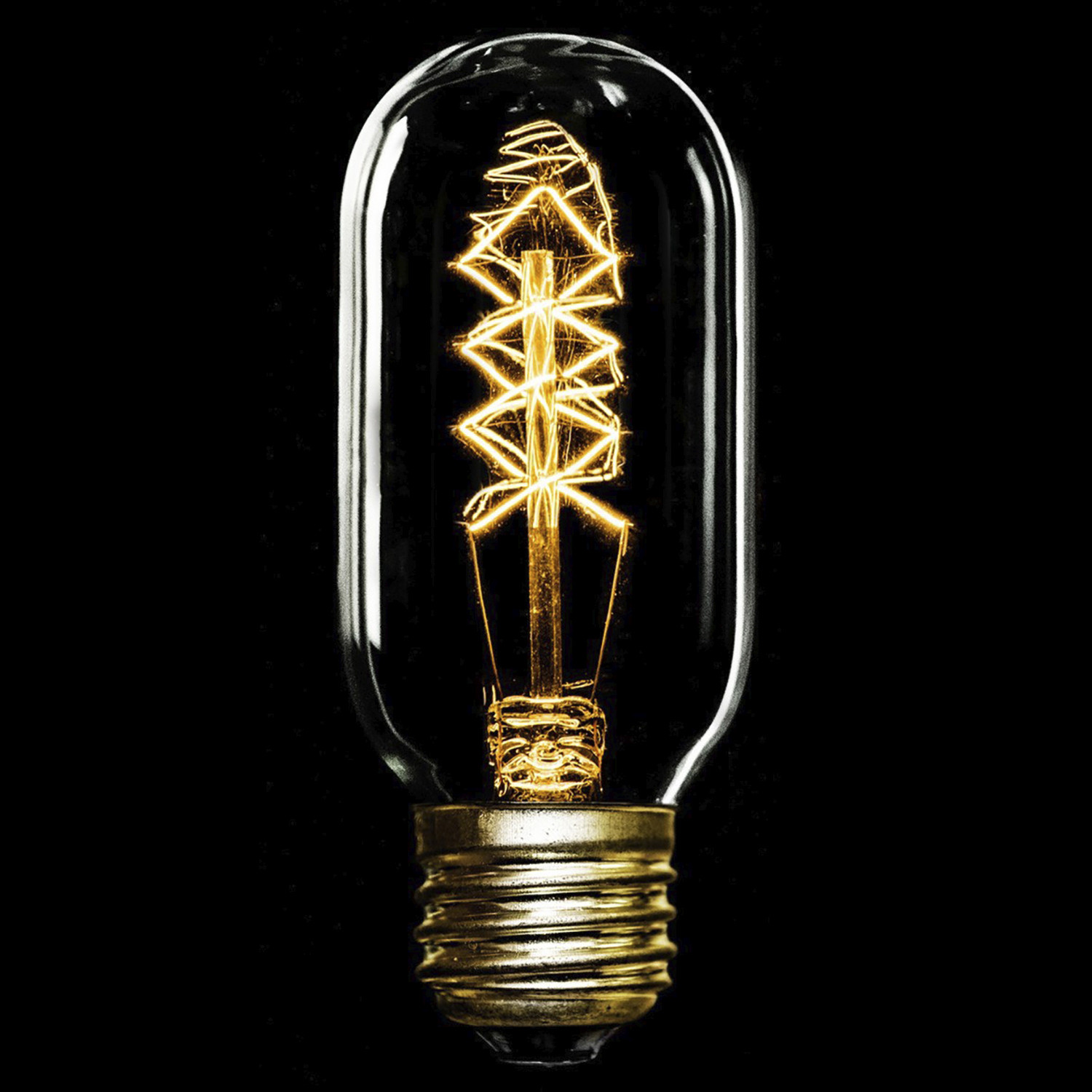 ES Antique Lamp Diamond Filament Dimmable Bulb - Warm White Image 2