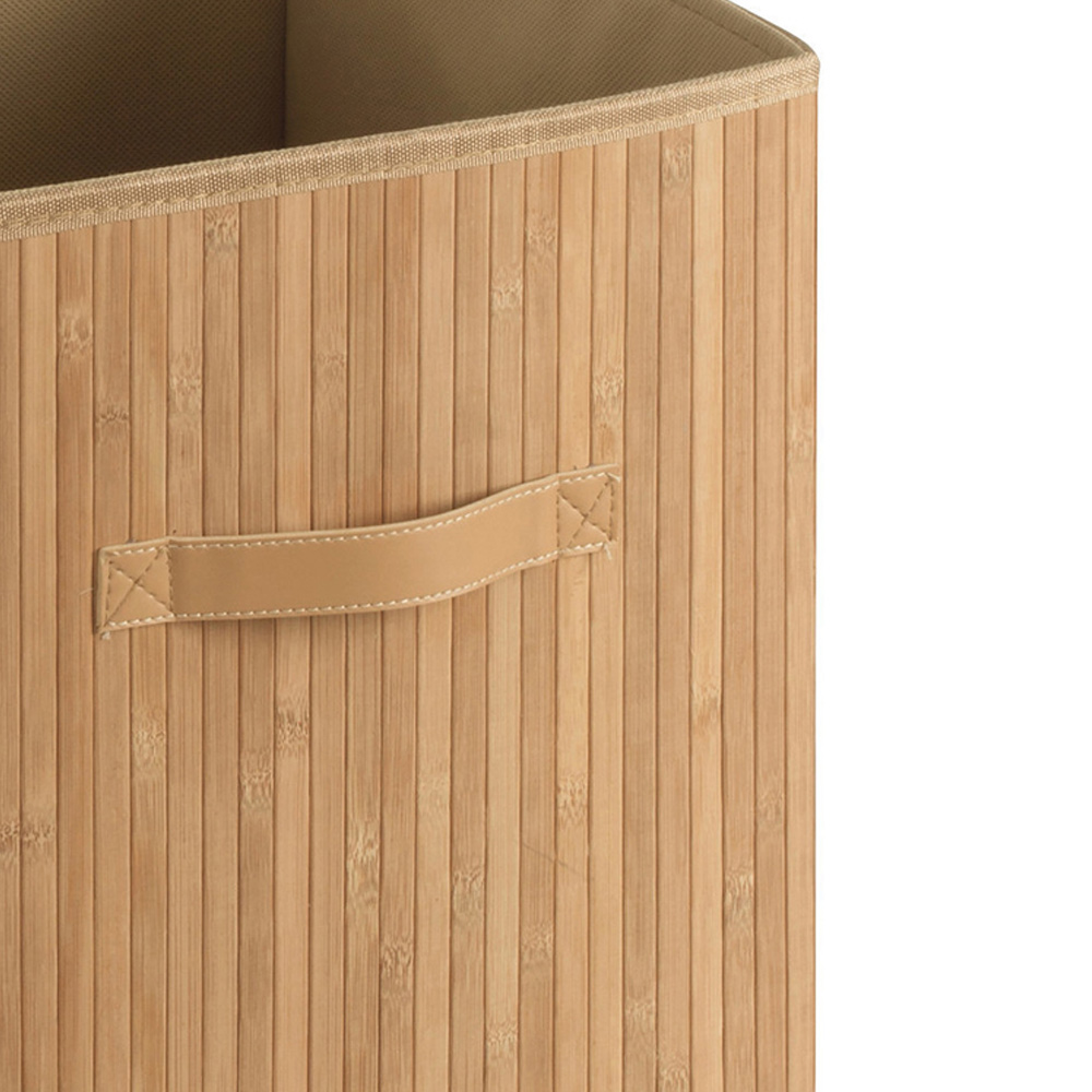 Premier Housewares Kankyo Natural Bamboo Storage Box with Handles Image 3