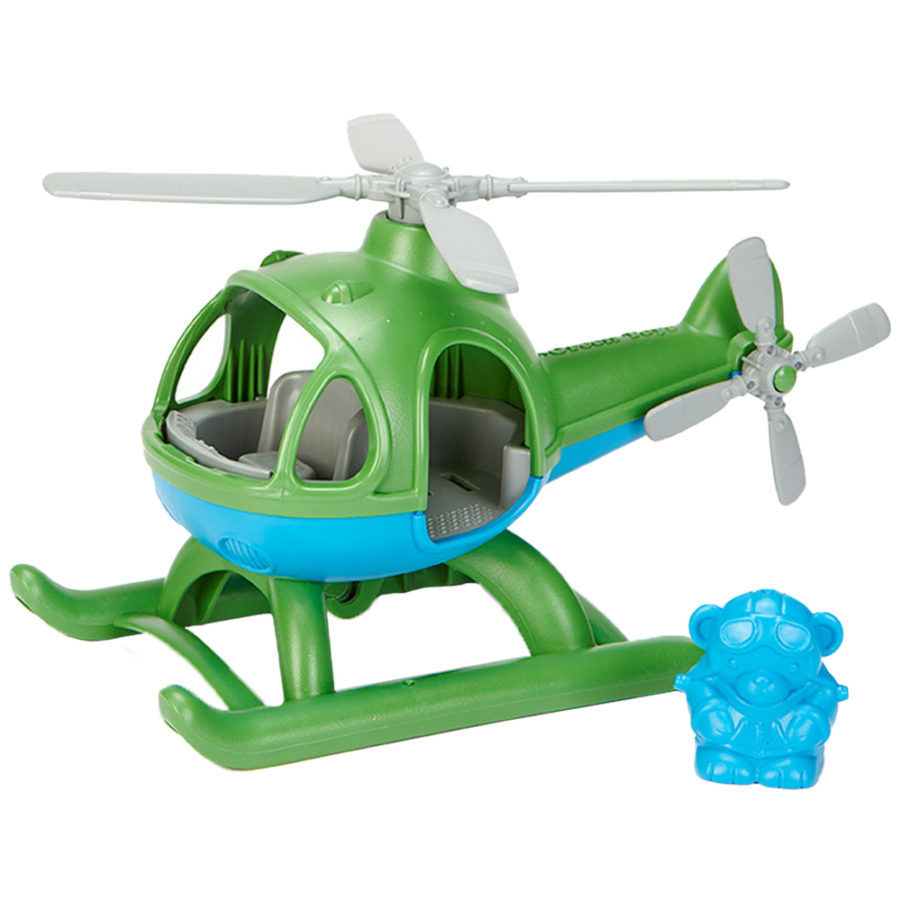 Green Toys Green and Blue Helicopter Image 1