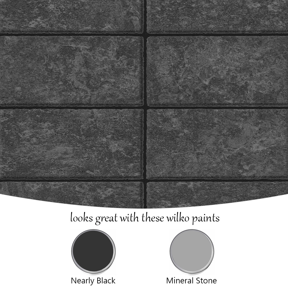 Contour New Slate Stretch Black Wallpaper Image 4