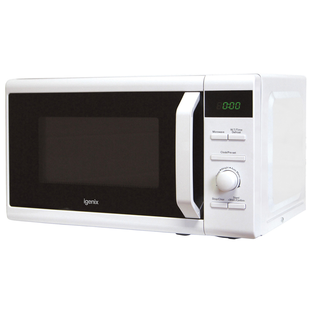 Igenix White 20L 800W Digital Microwave Image 3