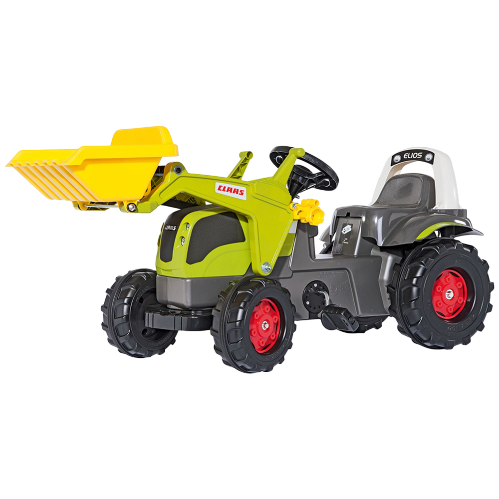 Robbie Toys Claas Elios Green and Black Tractor with Frontloader Image 1