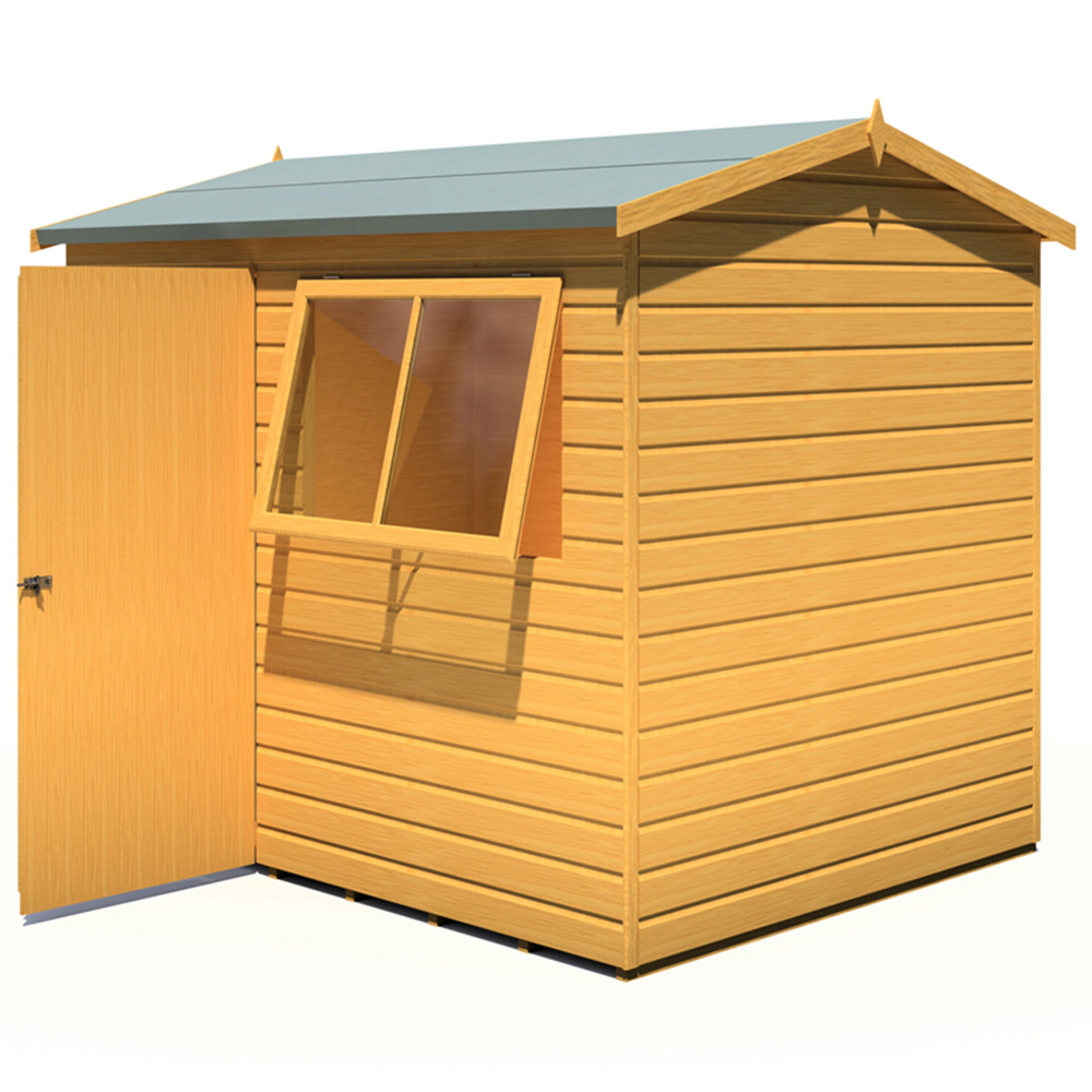 Shire Lewis 8 x 6ft Style D Reverse Apex Shed Image 3