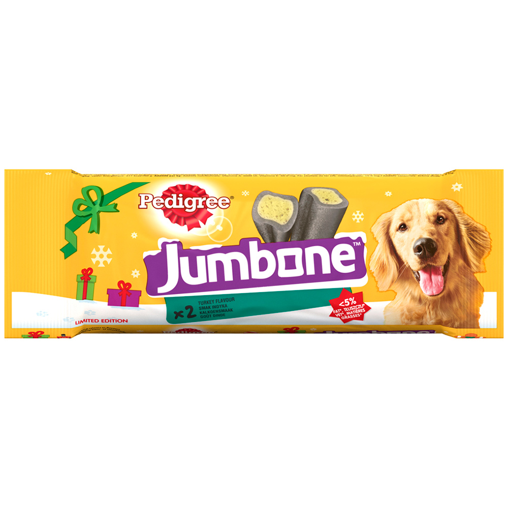Pedigree Jumbone Turkey Medium Dog Treats 4 Pack Image 1