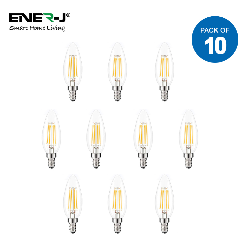 Ener-J LED 4W E14 3000K Candle Bulb 10 Pack Image 6
