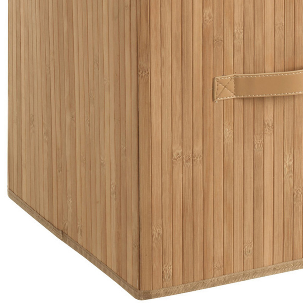 Premier Housewares Kankyo Natural Bamboo Storage Box with Handles Image 5