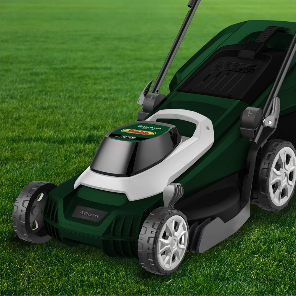 Webb Classic WEER40RR 1800W Hand Propelled 40cm Rotary Electric Lawn Mower Image 2