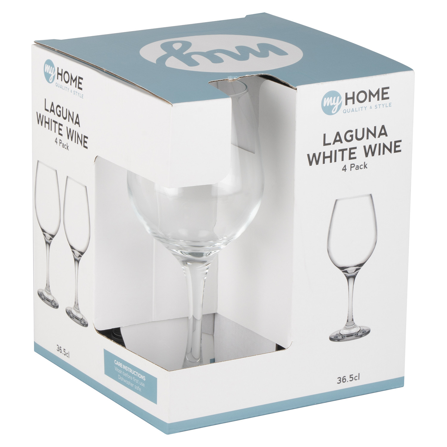 My Home Laguna White Wine Glass 4 Pack Image 3