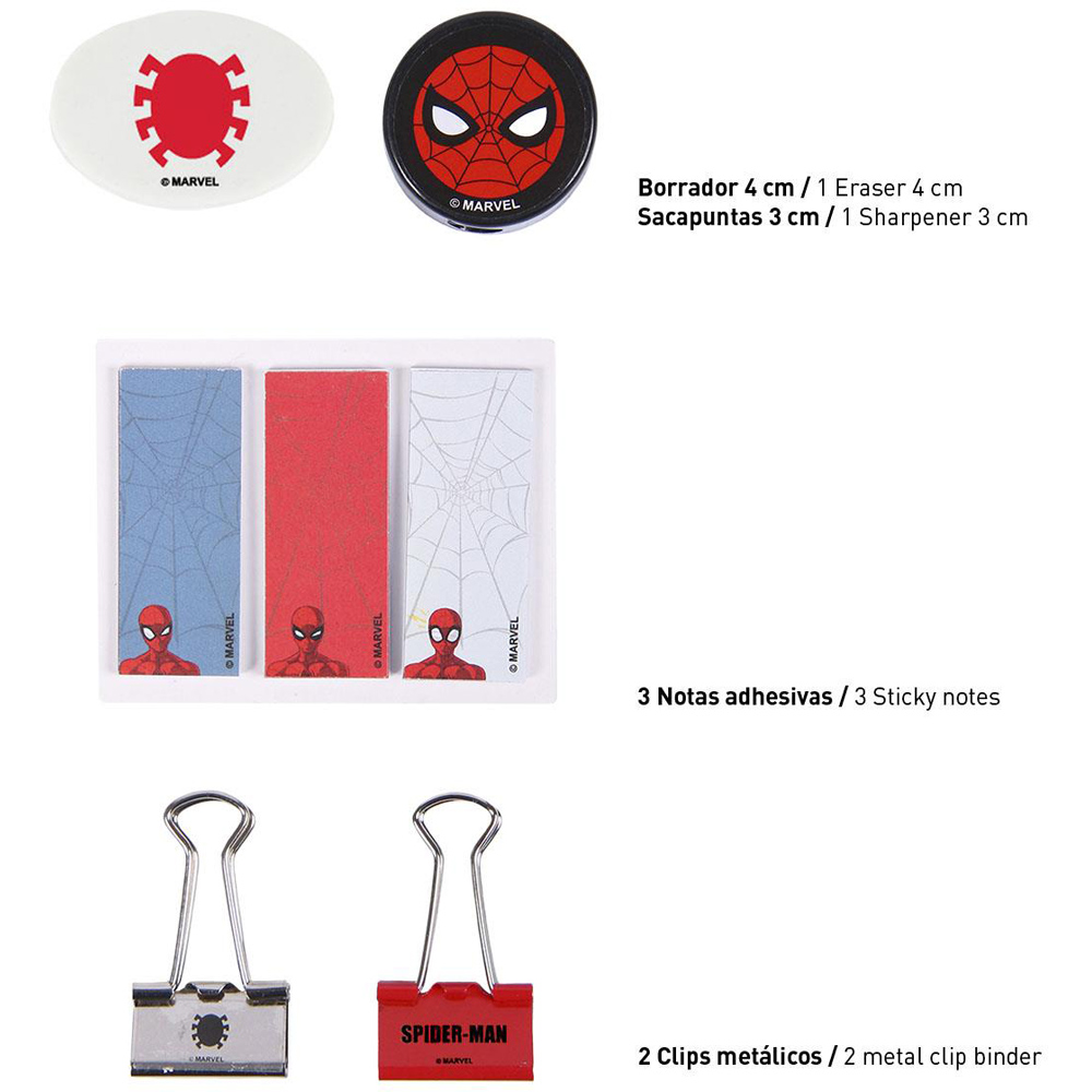 Spiderman Back To School Children 3D Backpack and Stationary Set Image 7