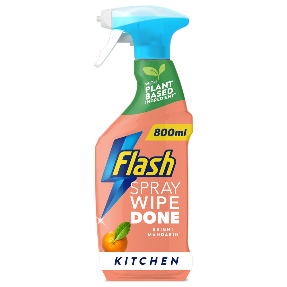 Flash Spray.Wipe.Done. Kitchen Cleaning Spray 800ml Image 1
