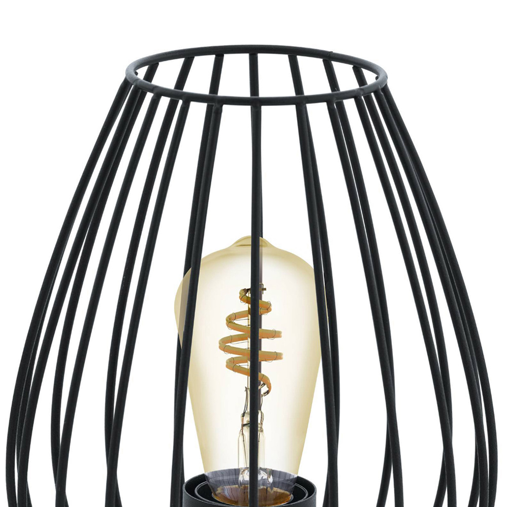 EGLO Newtown Black Vintage Table Lamp Image 3