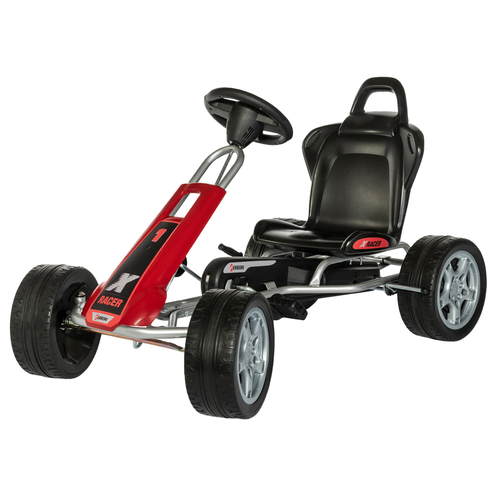 Robbie Toys Red X-Racer Go Kart with Brake Image 1