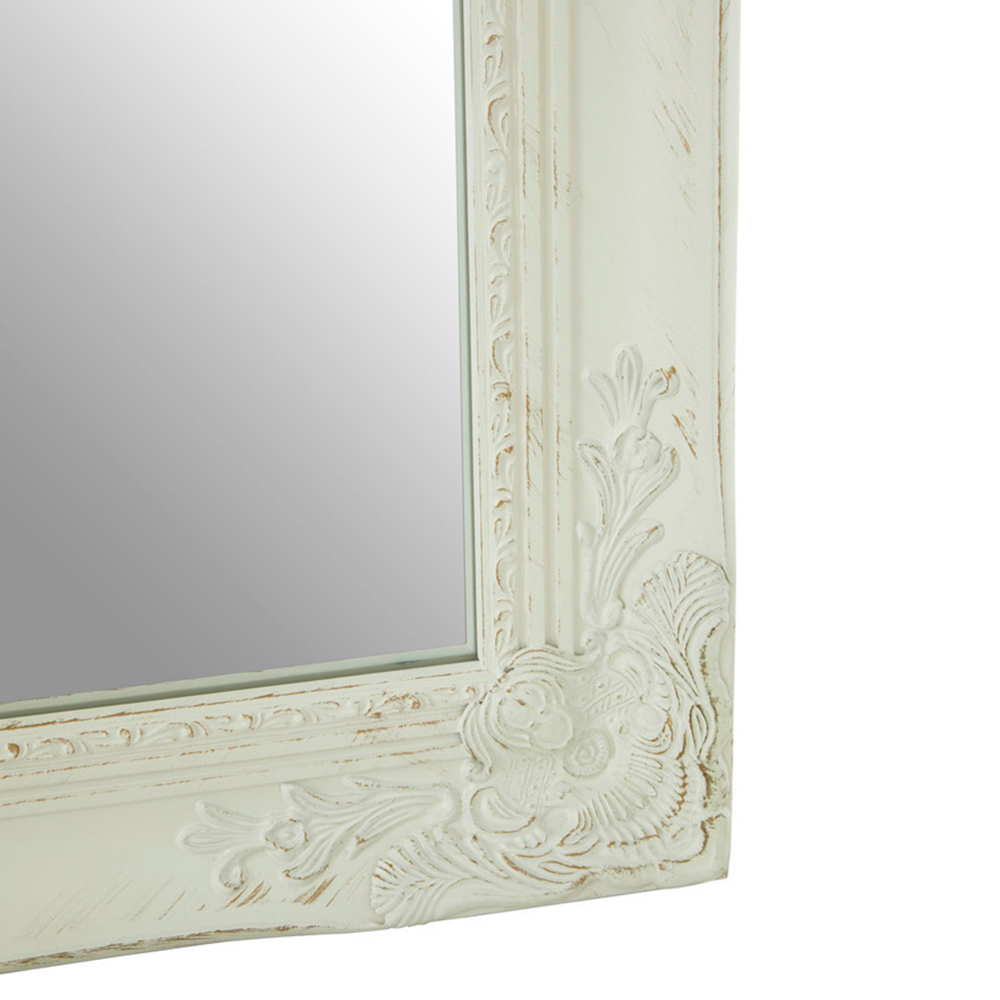 Premier Housewares Andrey White or Brushed Gold Finish Wall Mirror Image 4
