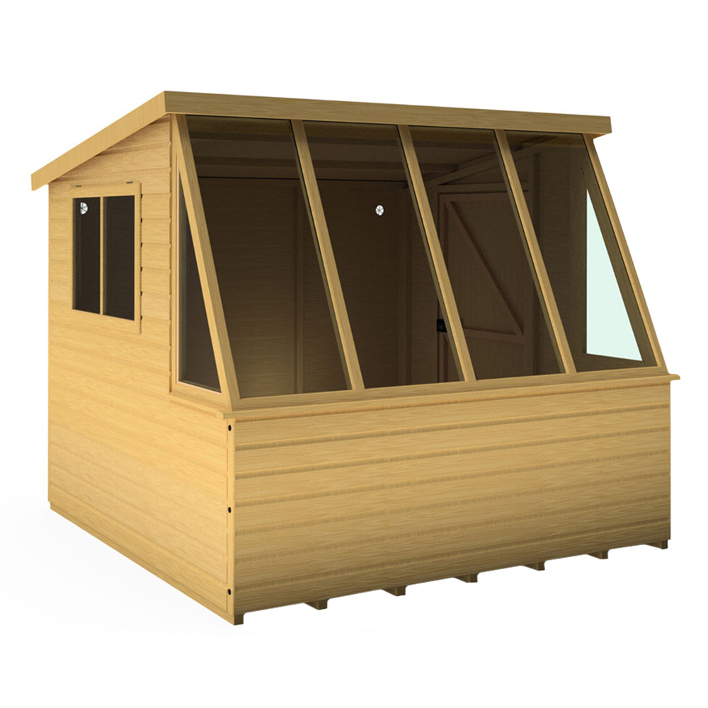 Shire 8 x 8ft Style A Shiplap Potting Shed Image 1