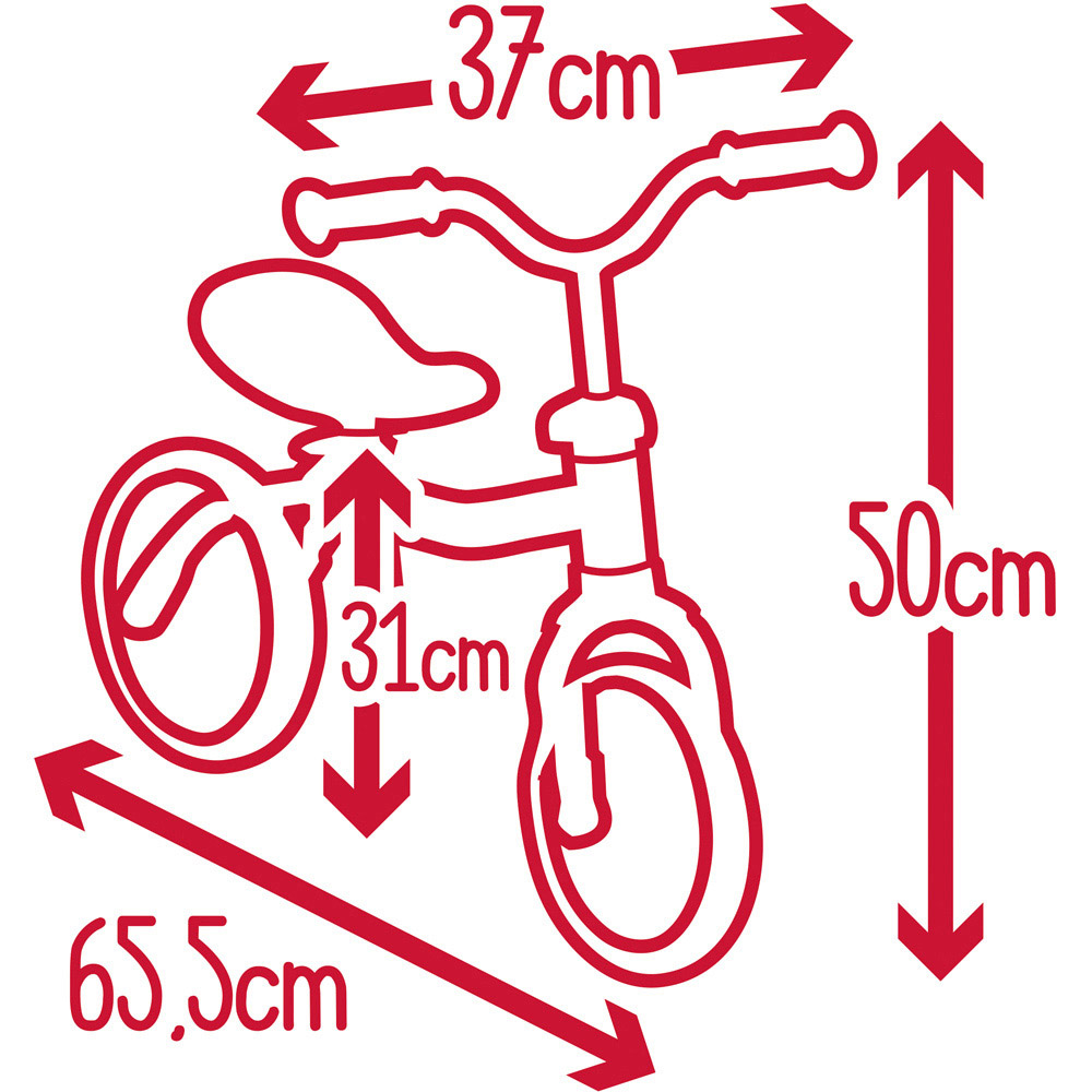 Smoby Rookie Ride-On Balance Bike Image 6
